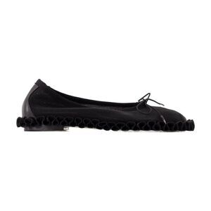SIMONE ROCHA Women's Ballet Flats with Ruffle Detail Women BLACK Ballerinas